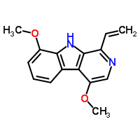9H-Pyrido[3,4-b]indole, 1-ethenyl-4,8-dimethoxy-